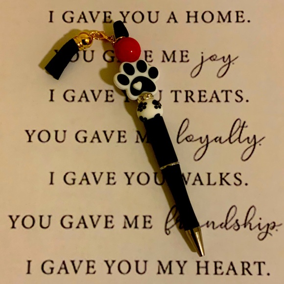Writing Pen Dog, Office, Party Favors, Sm Gifts, Stocking Stuffer - Picture 1 of 1